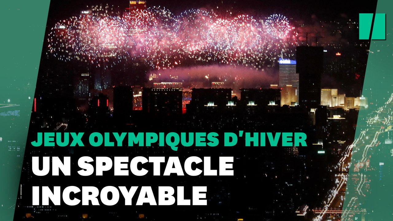 Pékin a cloturé les JO d'hiver 2022  avec un feu d'artifice dément
