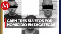 Detienen a tres hombres ligados a la desaparición de 5 jóvenes en Zacatecas