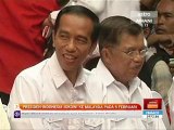 Presiden Indonesia Jokowi ke Malaysia pada 5 Februari