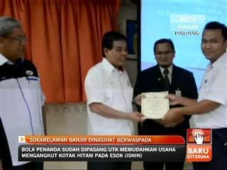 Sukarelawan banjir dinasihat berwaspada