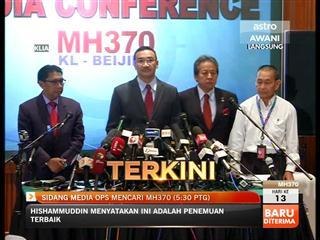 Sidang Media Ops Mencari MH370 hari ke-13 (5:30pm,20/3/2014)