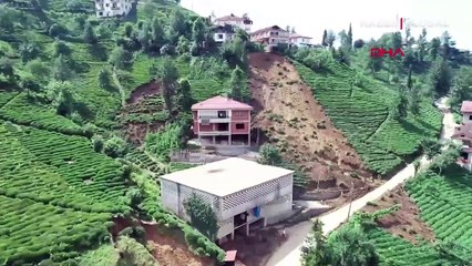 Rize’de sel ve heyelan riskli yapılar yıkılamıyor