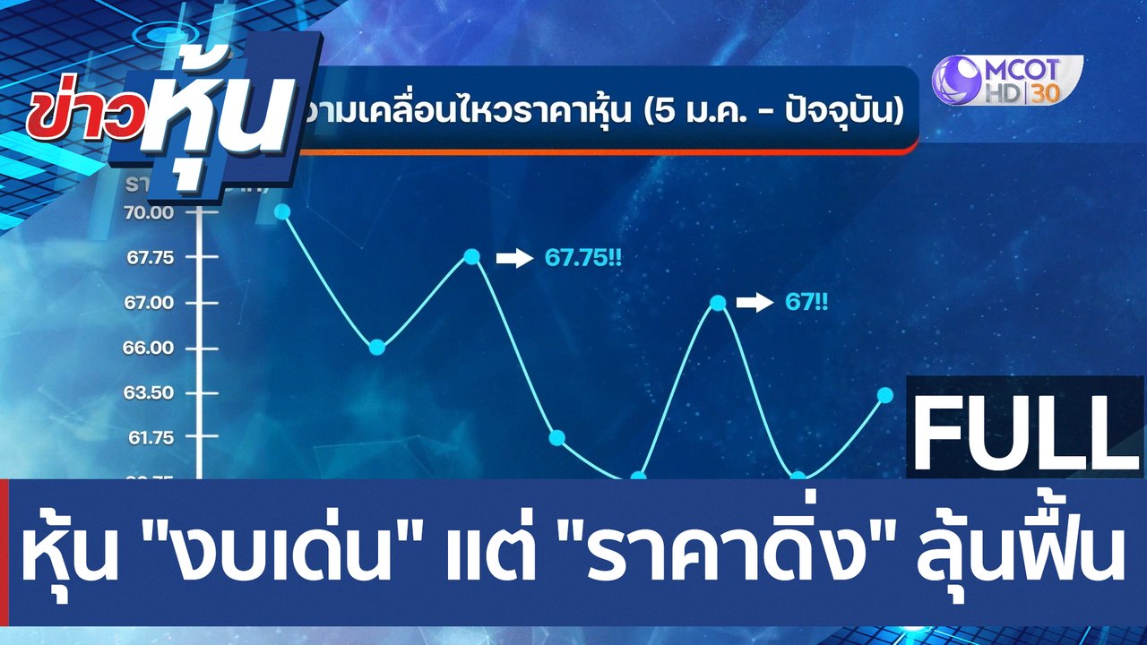 (คลิปเต็ม) หุ้น "งบเด่น" แต่ "ราคาดิ่ง" ลุ้นฟื้...