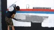 Malaysia graffiti artists paint mural of missing jet