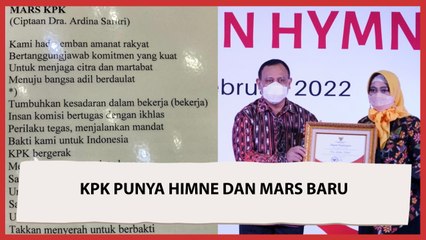 KPK Punya Himne dan Mars Baru Bikinan Ardina Safitri Istri Ketua KPK