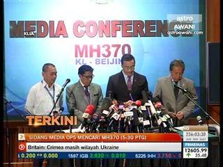 Sidang media Ops Mencari MH370 hari ke-11 (5:30pm)
