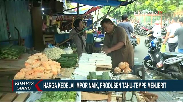 Harga Kacang Kedelai Impor Melejit, Produsen Tahu-Tempe Menjerit!