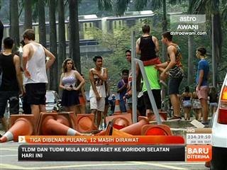 Tiga dibenar pulang, 12 masih dirawat