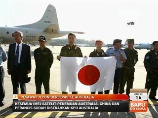 Pesawat Jepun berlepas ke Australia