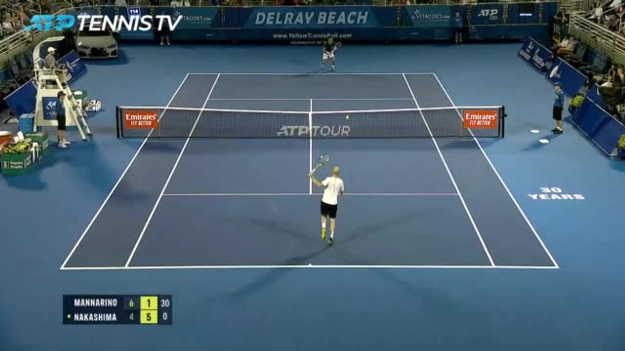 Delray Beach - Mannarino se qualifie pour les q...