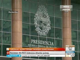 Uruguay sedia terima tahanan Guantanamo Bay