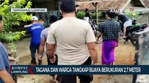 Tagana dan Warga Tangkap Buaya Berukuran 2,7 Meter