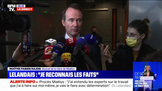 Me Fabien Rajon, avocat de la mère de Maëlys: On n'a pas eu la vérité de la part de Nordahl Lelandais, l'objectif c'est la vérité du dossier