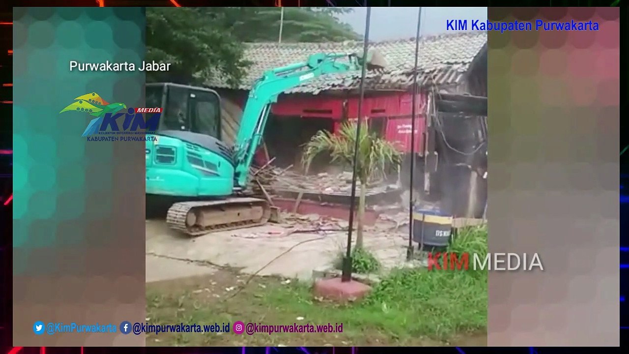 Hari Ke-2, Bangunan Liar Berlanjut Ditertibkan Satpol PP Purwakarta, Dedi Mulyadi Ikut Terjun