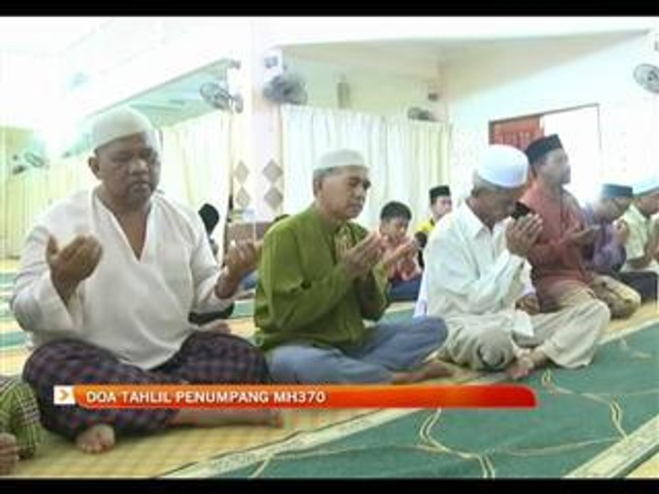 Doa tahlil penumpang MH370