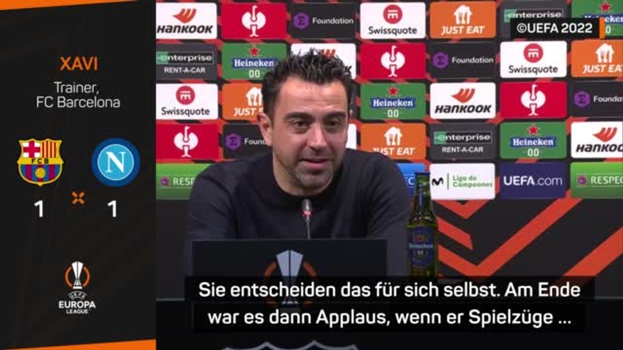 Xavi: “Dembele verwandelte Pfiffe in Applaus”