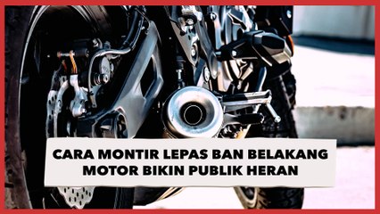 Berasa Gebuk Maling, Cara Montir Lepas Ban Belakang Yamaha Mio Bikin Publik Heran, Begini Seharusnya