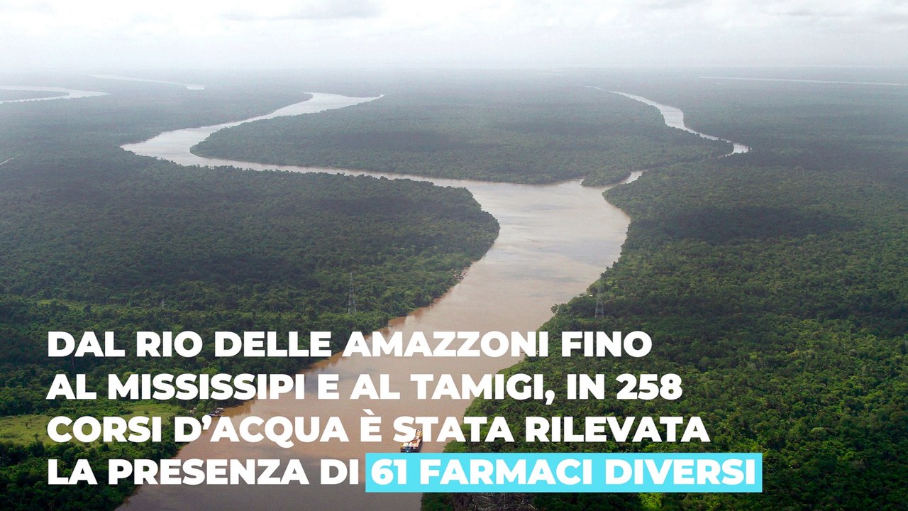 I nostri fiumi sono pieni di farmaci