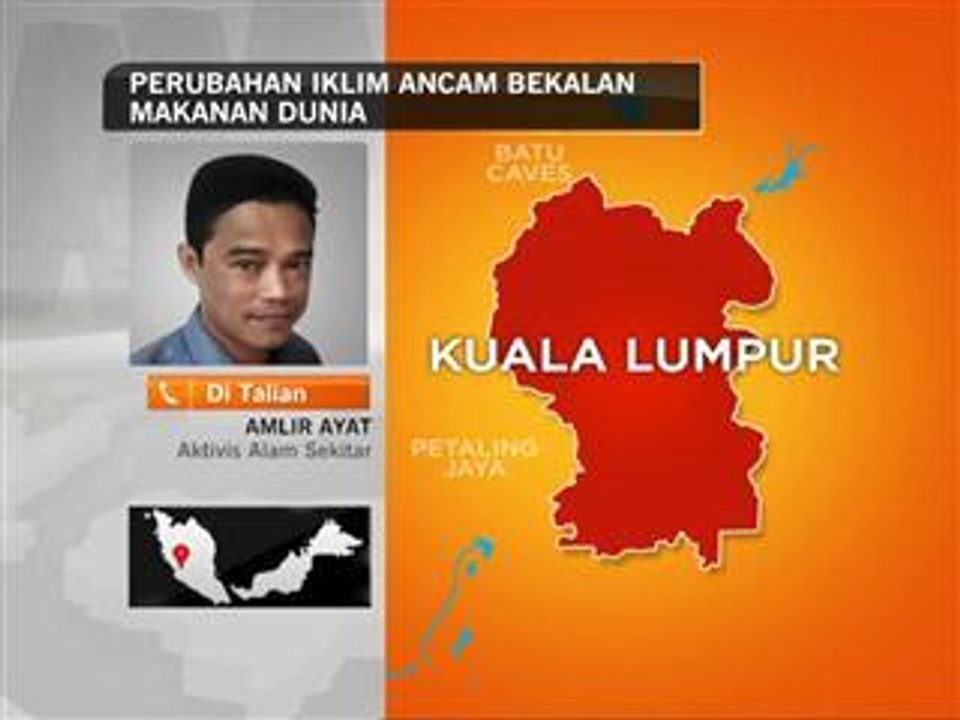 Perubahan iklim ancam bekalan makanan dunia