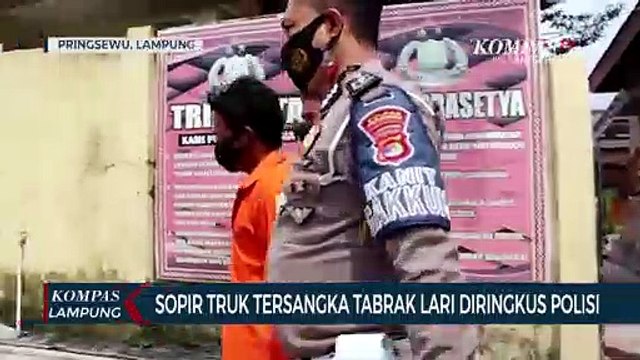 Sopir Truk Tersangka Tabrak Lari Ditangkap