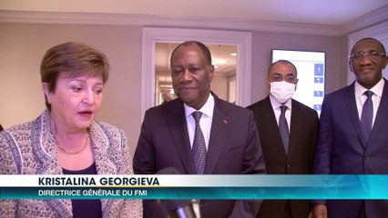A Bruxelles, le Président Alassane Ouattara, échange avec la Directrice générale du FMI