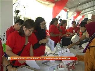 Prudential sedia RM50 juta bantu miskin bandar