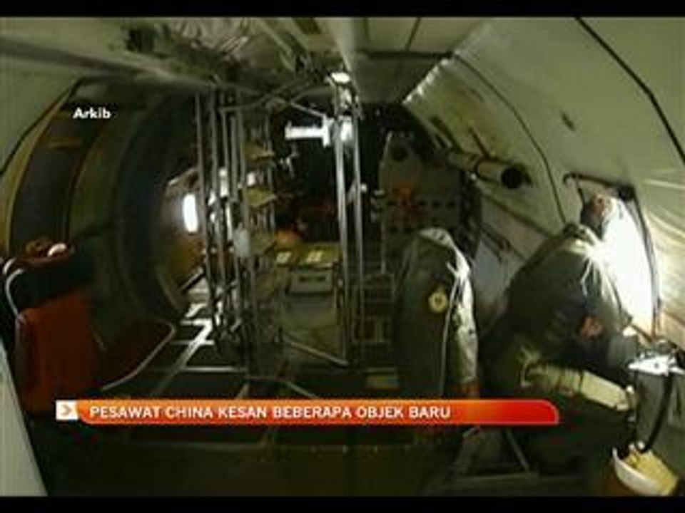 Pesawat China kesan beberapa objek baru