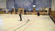 Lancashire Post reporter Ellie Double tries out curling