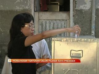 Pengundian tentukan calon pilihan raya presiden