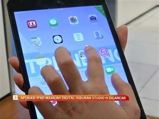 Aplikasi iPad majalah digital hiburan Studio H dilancar