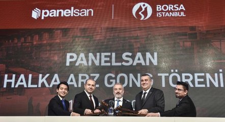 Borsa İstanbul'da gong Panelsan için çaldı