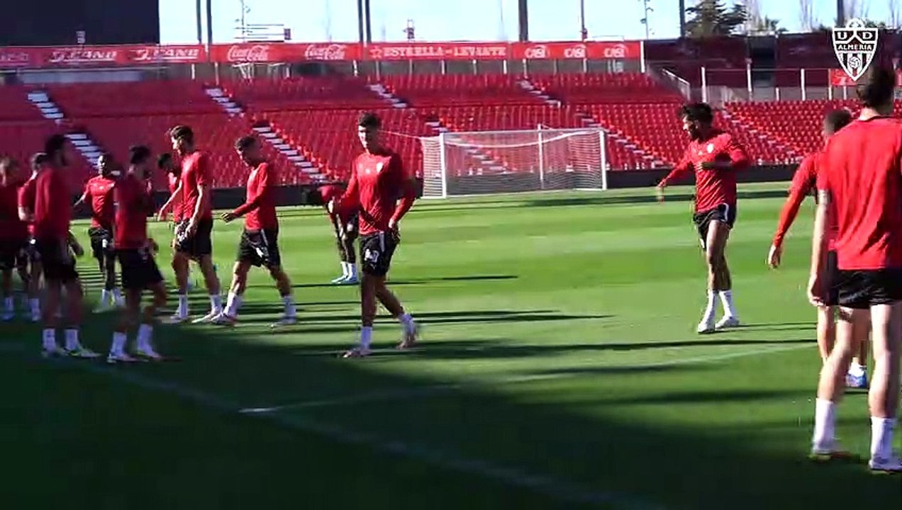 Entrenamiento del Almería