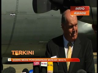 Press Conference by JACC on MH370 - (11.10am, 8/4/2014)