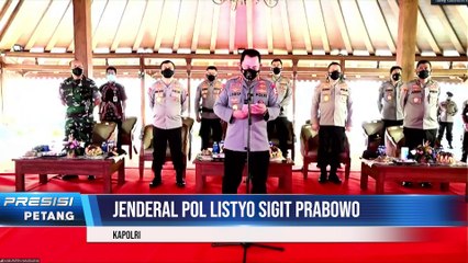 Kapolri Laporkan Kegiatan Vaksinasi Serentak ke Presiden Secara Daring