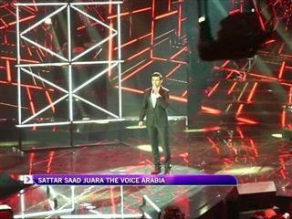 Sattar Saad juara The Voice Arabia