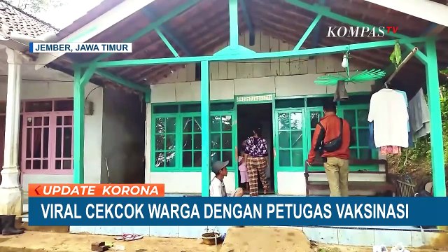 Viral Video Cekcok Warga dengan Petugas Vaksinasi, Satgas Covid-19 Bilang Hanya Salah Paham