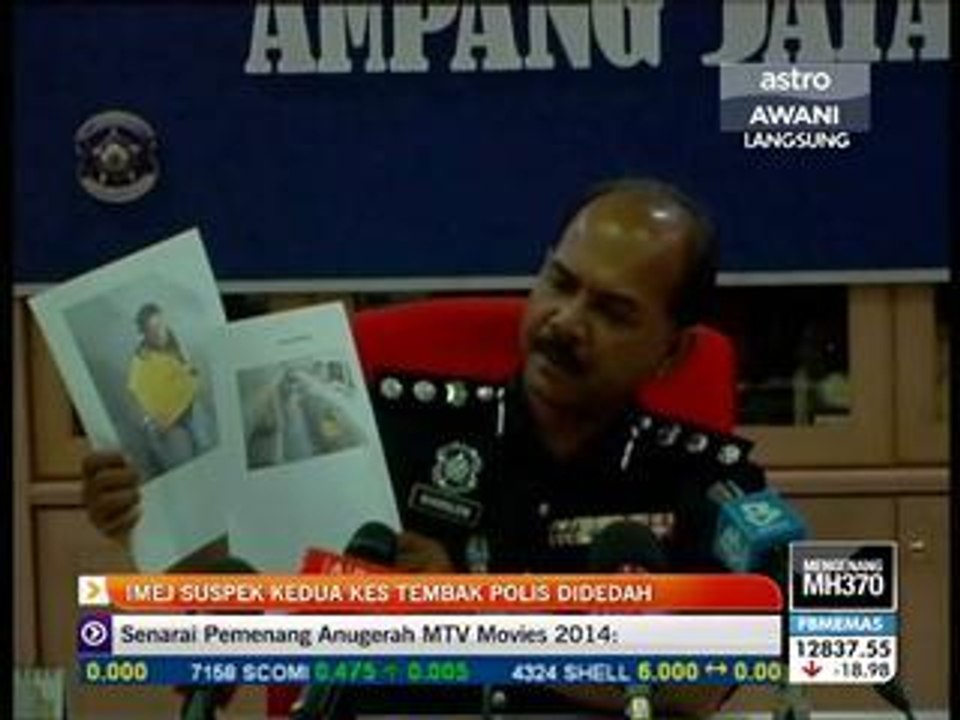 Imej suspek tembak polis didedah