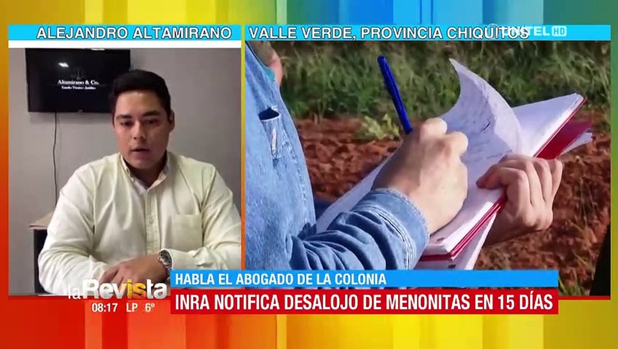 INRA certificó en tres ocasiones legalidad del predio ocupado por menonitas, según abogado