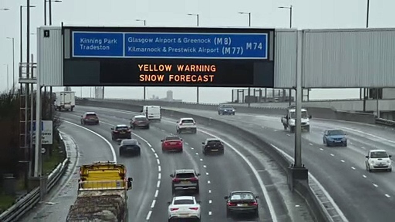 Yellow Warning Snow Forecast