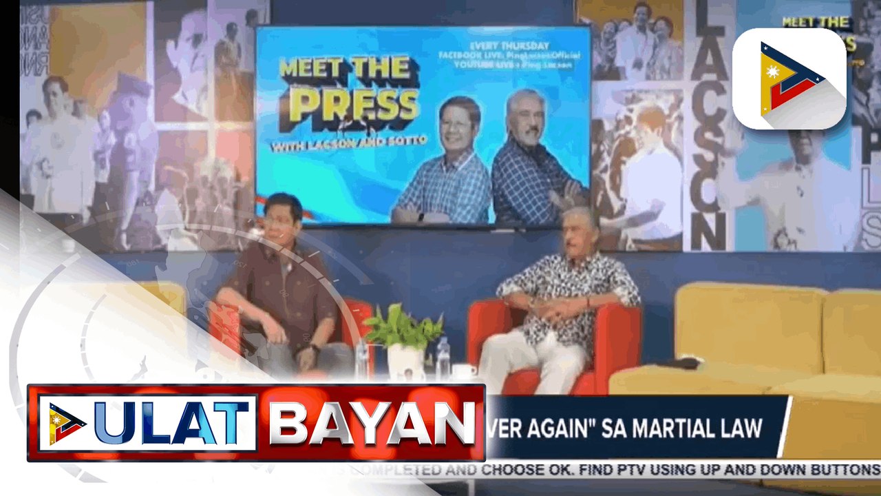 Lacson-Sotto tandem, “Never Again” sa Martial Law sakaling sila ang palarin sa Hatol ng Bayan 2022