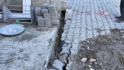 OSB çevresinde yaşanan çatlaklar mahalleliyi korkuttu