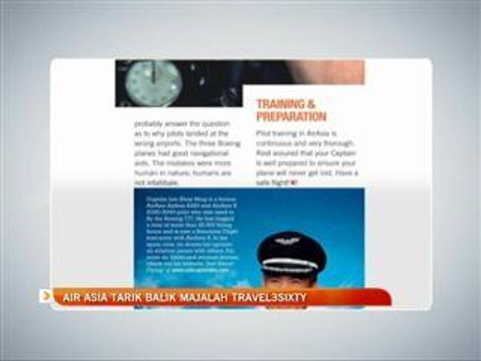 AirAsia tarik balik majalah Travel3sixty