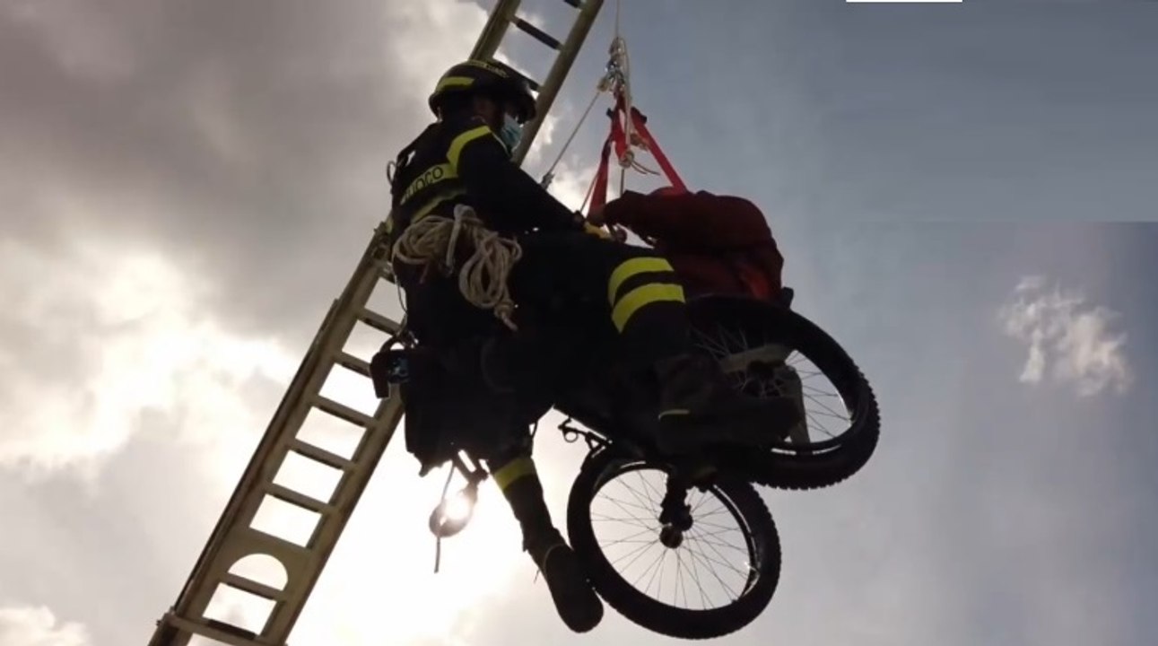 Messina - Vigili del Fuoco, esercitazione di soccorso inclusivo a bordo di un traghetto (18.02.22)