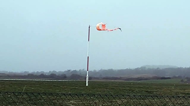 Storm Eunice: Shoreham Airport winds