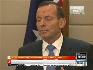 Pencarian MH370 mungkin ambil masa lama