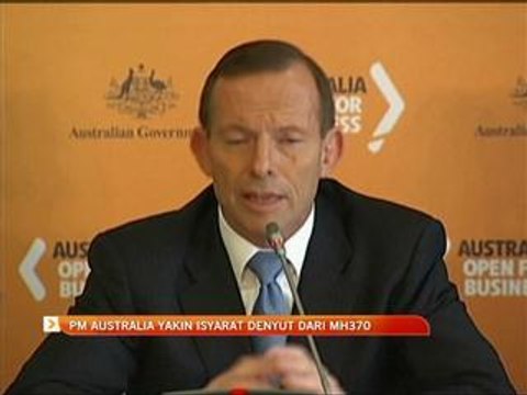 PM Australia yakin isyarat denyut dari MH370