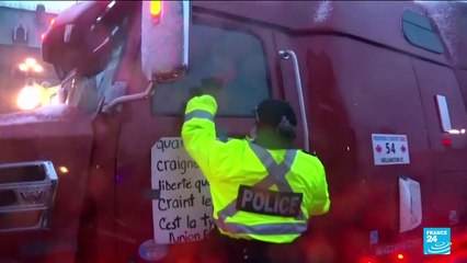 Canada : la police interpelle des leaders du "Convoi de la liberté" à Ottawa