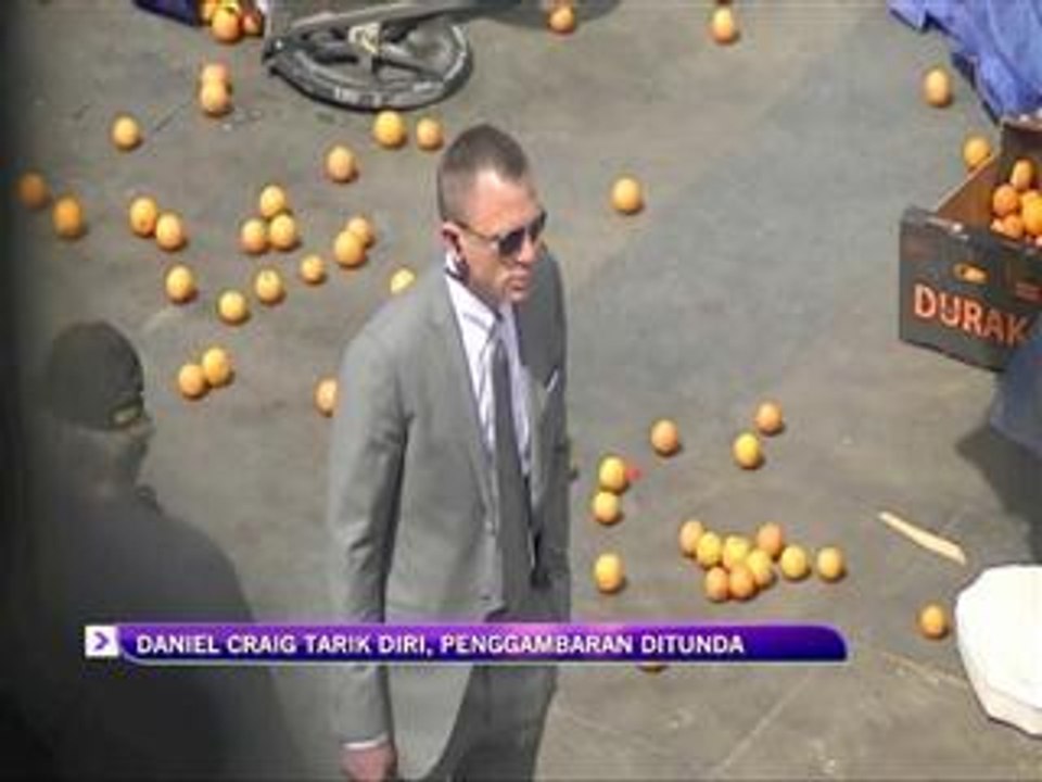 Daniel Craig tarik diri, penggambaran ditunda