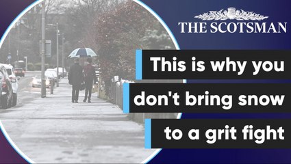 Storm Eunice: You don't bring snow to a grit fight