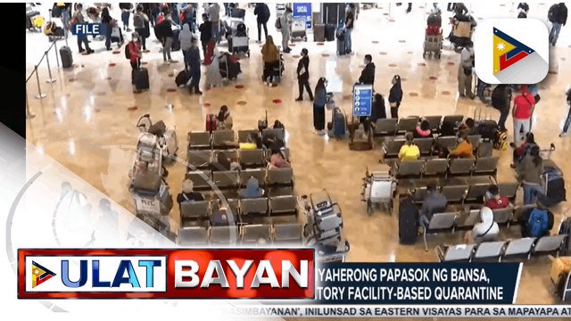 Mga fully vaccinated na biyaherong papasok sa bansa, hindi na isasailalim sa mandatory facility-based quarantine